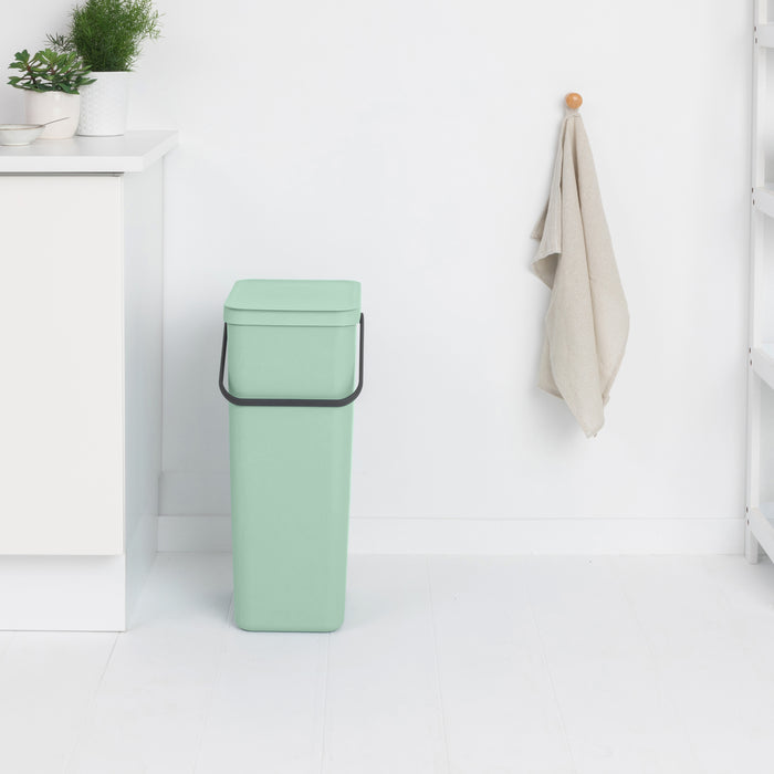 Brabantia Sort & Go Afvalemmer 40 L - Mintgroen