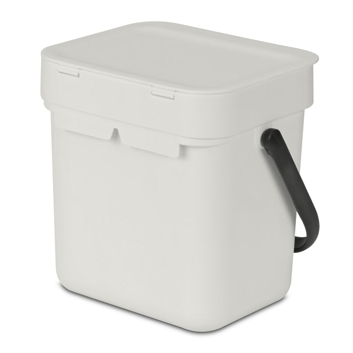 Brabantia Sort & Go Afvalemmer 3 L - Grijs