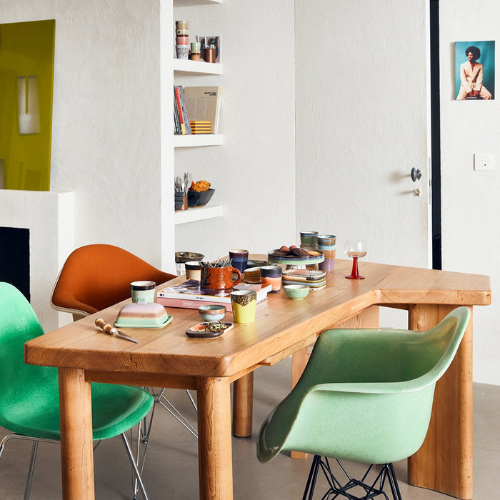 HKliving 70's Ceramics Kommetjes Ø 8,3 cm - Set van 4 - Castor