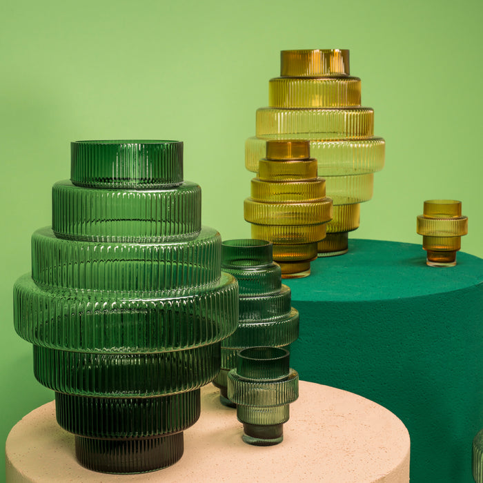 POLSPOTTEN Steps Vaas L - Oranje