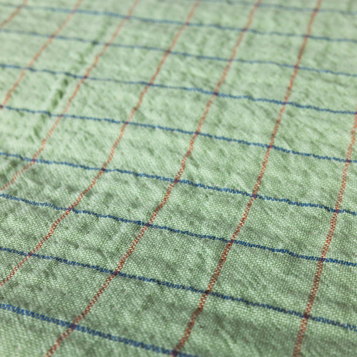 HKliving Checkered Sherpa Plaid 130 x 170 cm - Mint