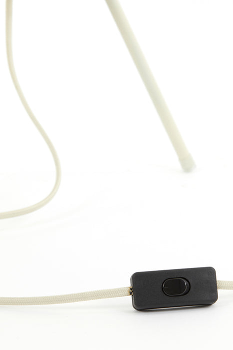 Light & Living Plumeria Tafellamp - H 60 x Ø 34 cm - Zand