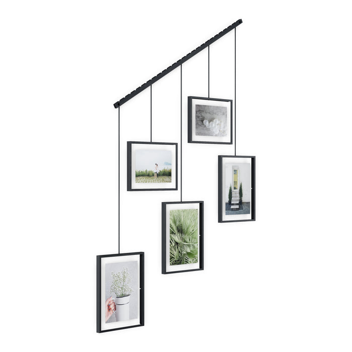 Umbra Exhibit Set van 5 Fotolijsten - Zwart