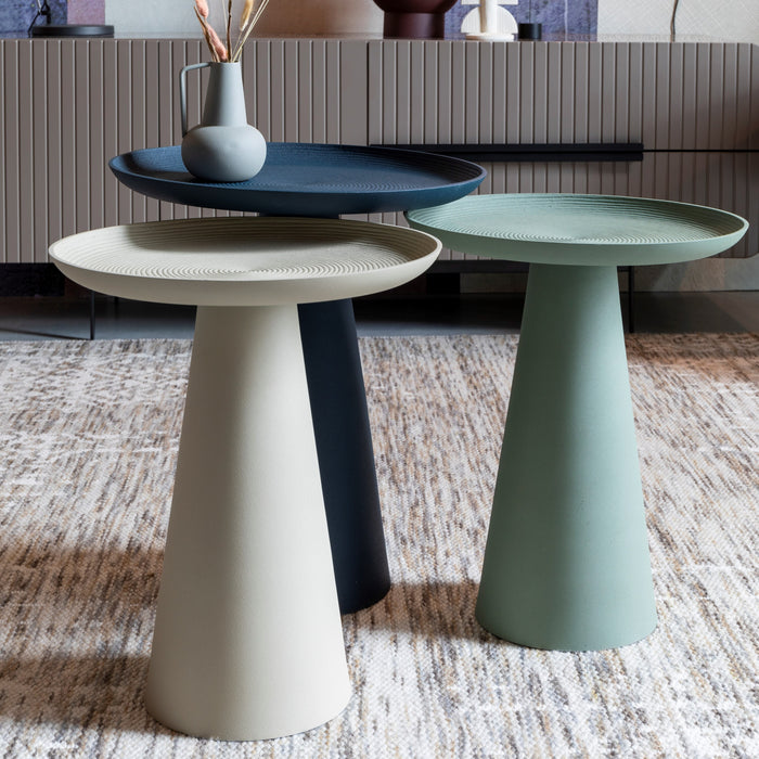 by fonQ basic Tira Bijzettafel - Groen - Ø 34,5 cm