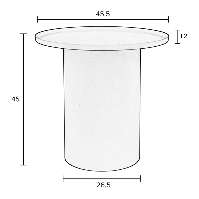 by fonQ basic Amalie Bijzettafel - Roze