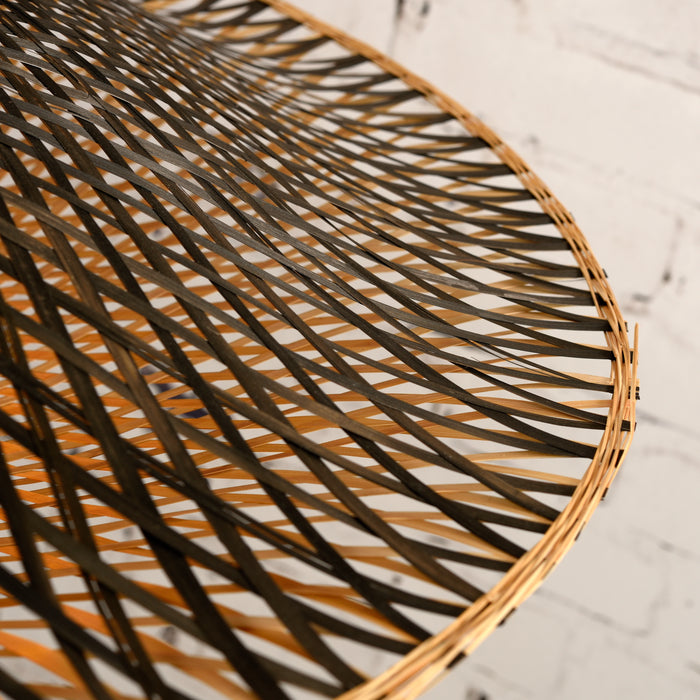 GOOD&MOJO Kalimantan Hanglamp Plat - Ø44cm - Naturel