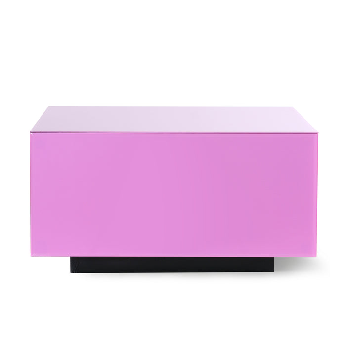 HKliving Mirror Block Salontafel - Hot Pink