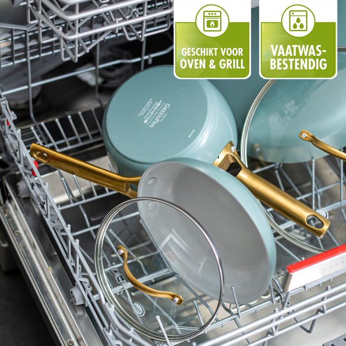 Greenpan Padova Hapjespan met Deksel Ø 28 cm