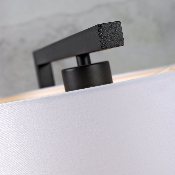 it's about RoMi Boston Vloerlamp Ø 32 cm - Zwart / Wit