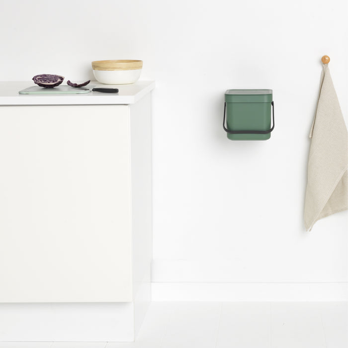 Brabantia Sort & Go Afvalemmer 6 L - Groen