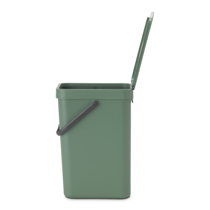 Brabantia Sort & Go Afvalemmer / Opberger 12 L - Groen