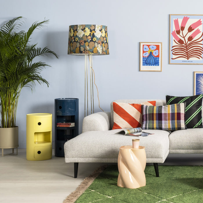 Kartell Componibili Kast Ø 32 cm - 4 Modules - Blauw