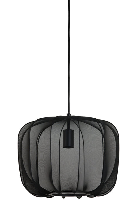 Light & Living Plumeria Hanglamp - XS - H 30 x Ø 40 cm - Zwart