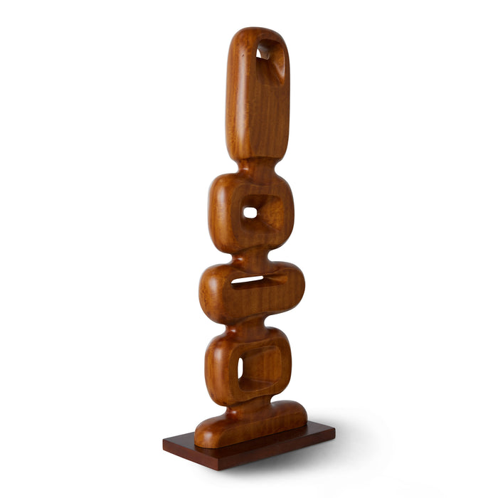 HKliving Sculpture Ornament - Carved Wood