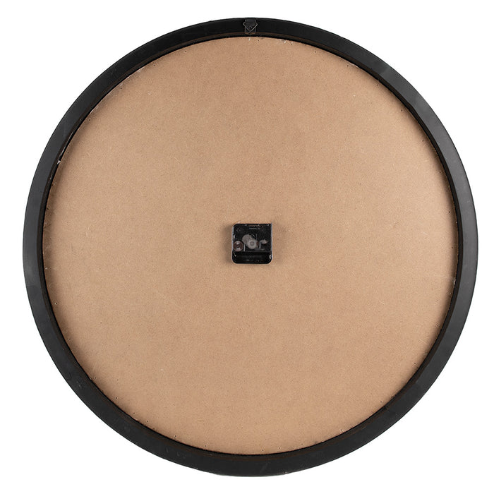 Clayre & Eef Wandklok Ø 64 cm Bruin Zwart Hout