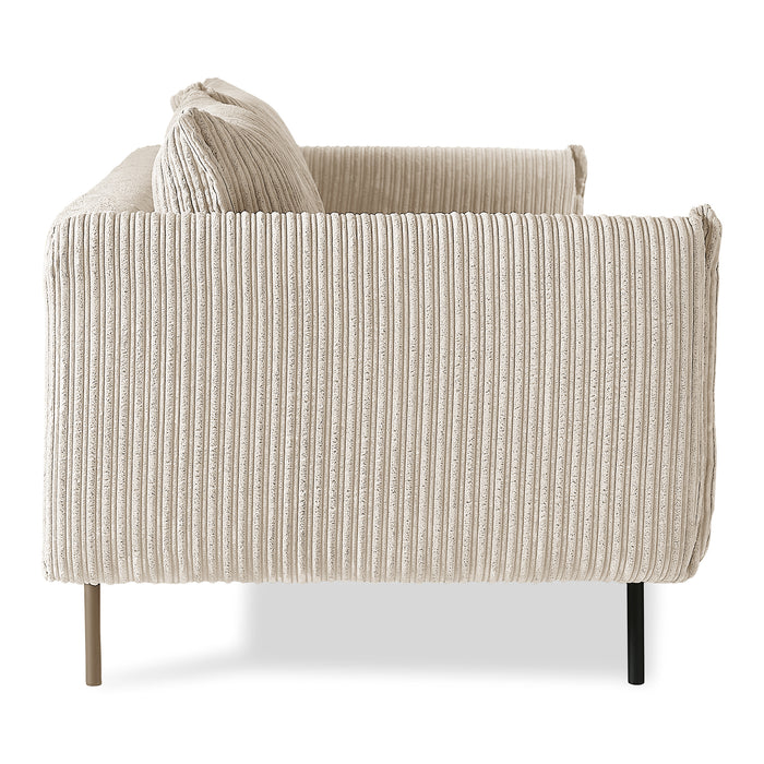 by fonQ Ribbon 3-zitsbank - Rib - Crème