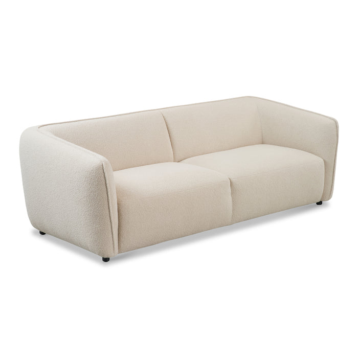by fonQ Soft 3-zitsbank - Bouclé - Crème
