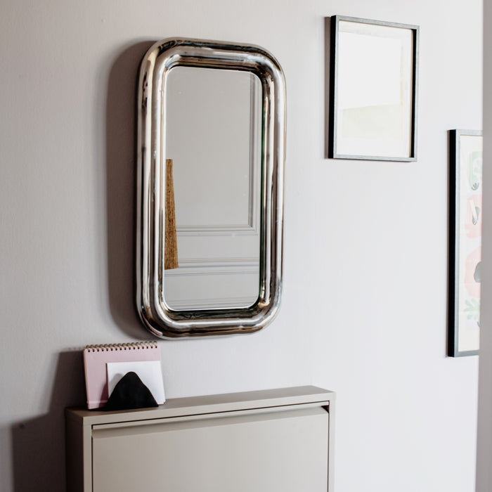 HKliving Spiegel Chubby - Chrome