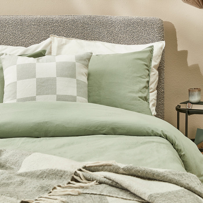 by fonQ Check Plaid 130 x 200 cm - Lichtgrijs