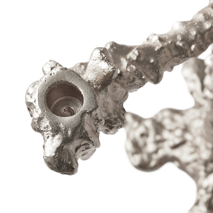 POLSPOTTEN Drip Kandelaar - Zilver