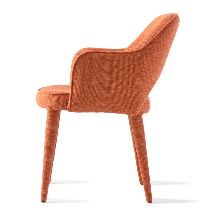 POLSPOTTEN Cosy Eetkamerstoel - Berry Orange