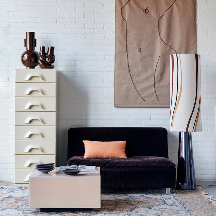 HKliving Cone Lampenvoet XL - Glossy Brown