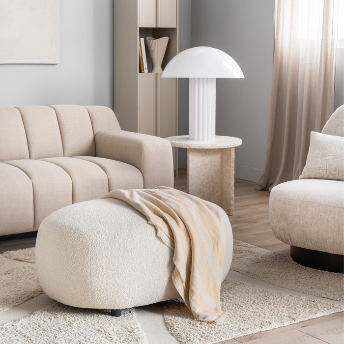 by fonQ Wave Plaid 130 x 200 cm - Biscuit