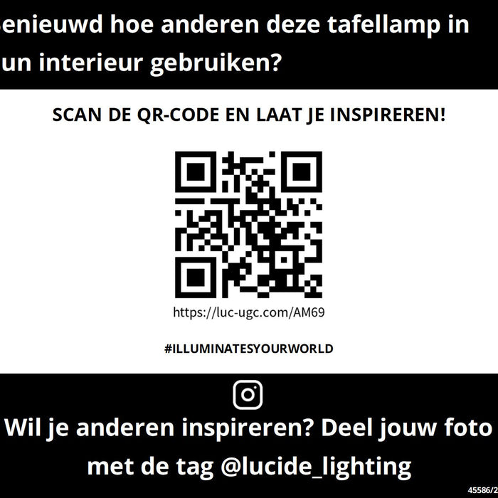 Lucide Maloto Tafellamp - Amber