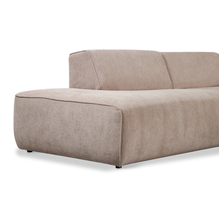 by fonQ Stretch Hoekbank met Chaise Longue Rechts - Beige
