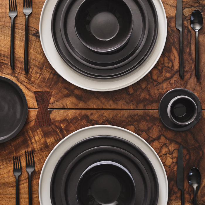 SERAX - Kelly Wearstler - Dune Dinerbord Ø 28 cm - Slate - Set van 2