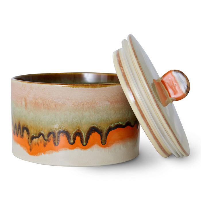 HKliving 70's Ceramics Cookie Jar Voorraadpot Ø 17 cm - Burst