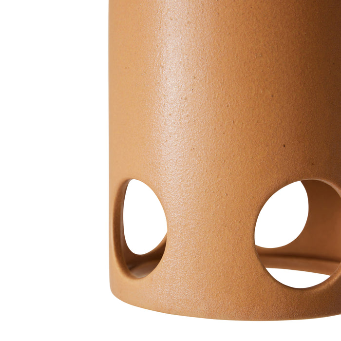 HKliving Ceramic Hanglamp - Peach