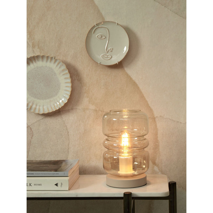 it's about RoMi Tafellamp Verona - Zand - 15x15x23cm