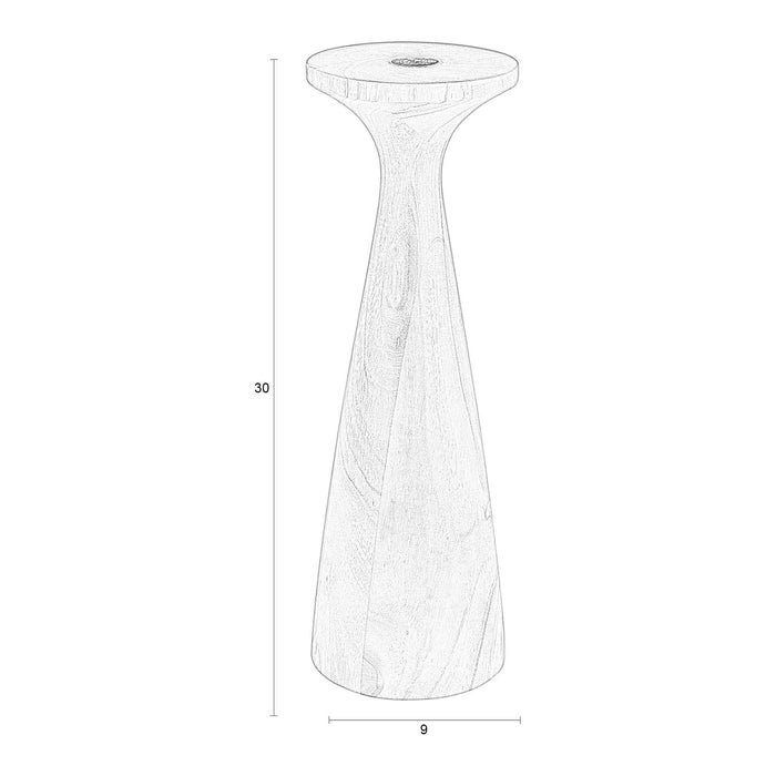 Zuiver Flames Kandelaar M - Bruin