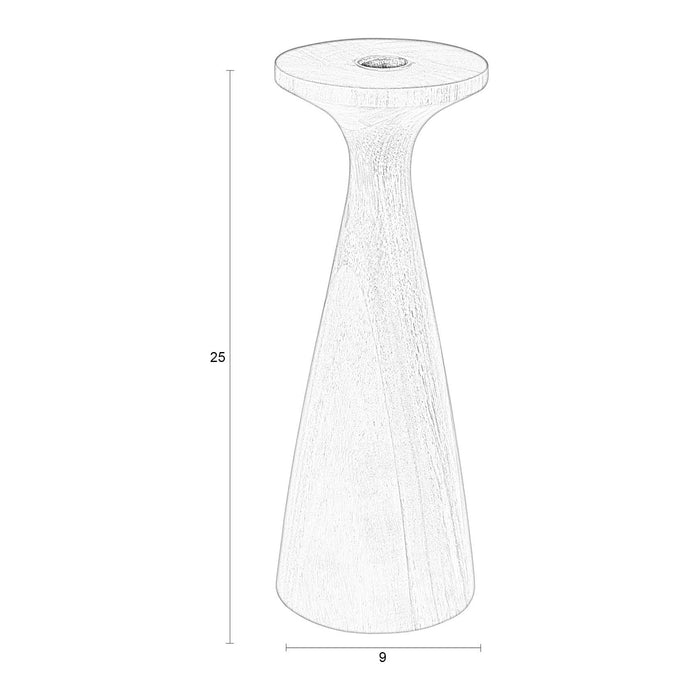 Zuiver Flames Kandelaar S - Zwart