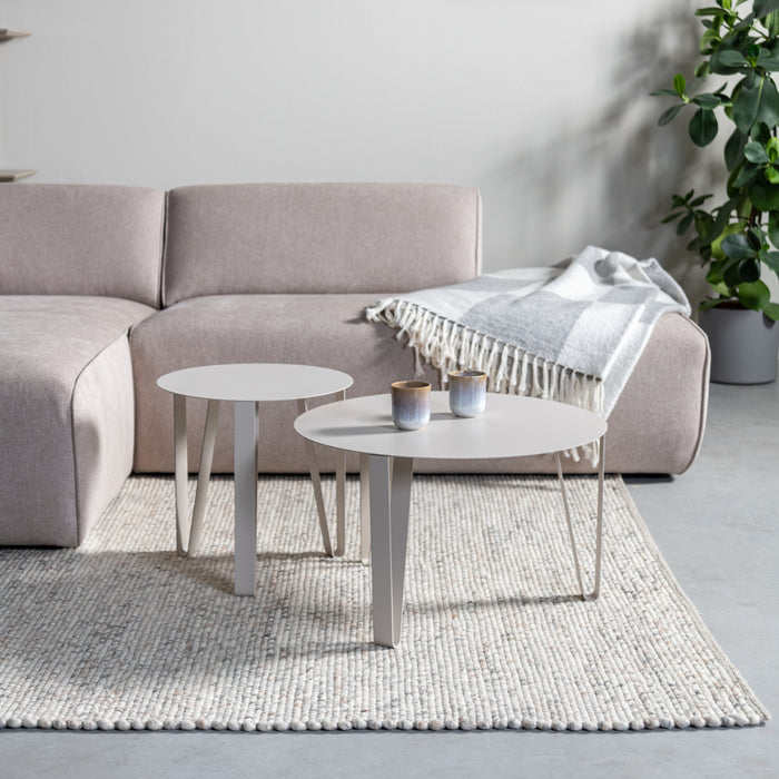 by fonQ Clip Bijzettafel Ø 40 cm - Greige