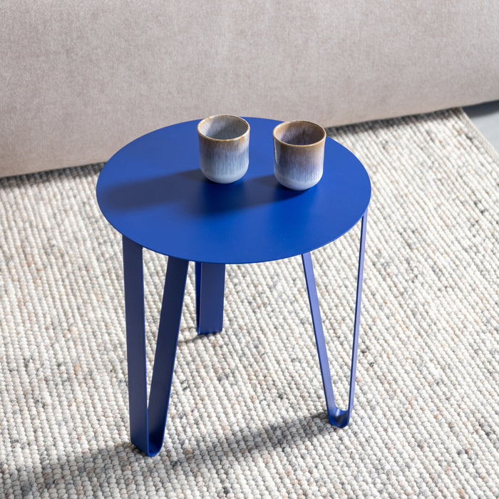 by fonQ Clip Bijzettafel Ø 40 cm - Cobalt