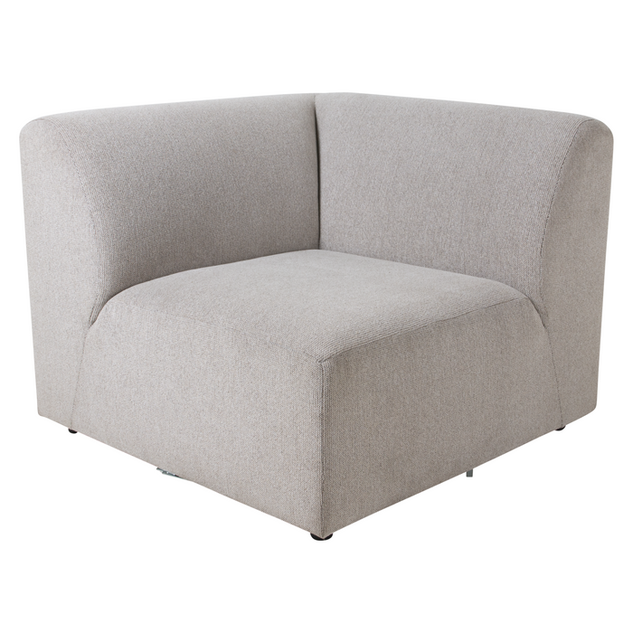 HKliving Jax Bank Element - Hoekstuk Rechts - Geweven Stof - Naturel Melange