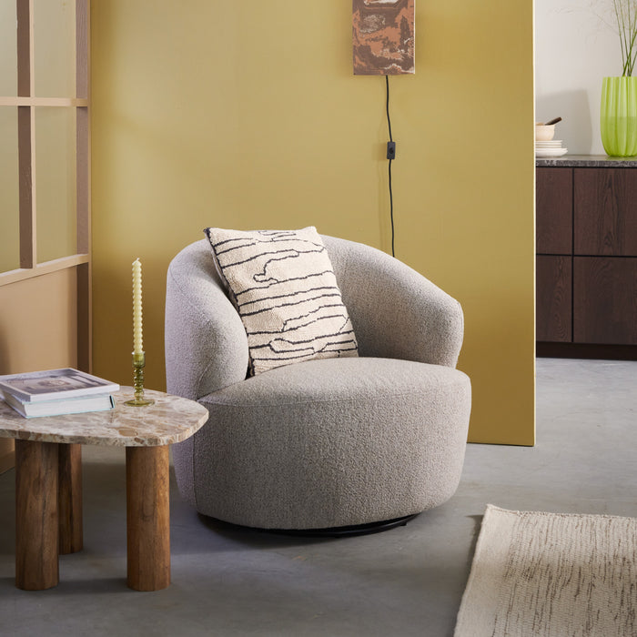 Dutchbone Aditi Bankje - B 93 cm - Donkergroen