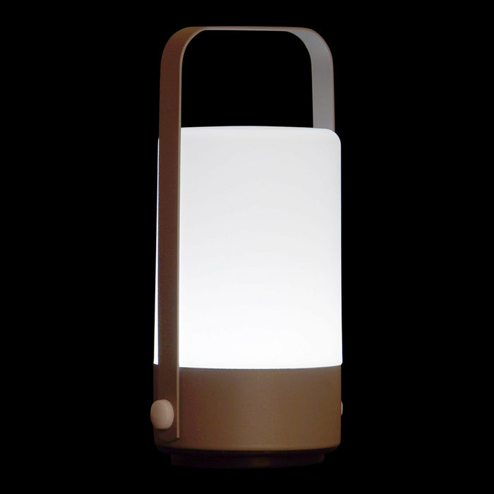 LED Lantaarn Khaki - Werkt op batterijen (incl. lamp) - Voor binnen &