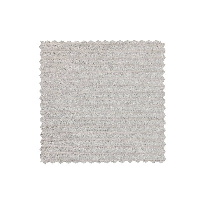 WOOOD Bean Hoekbank met Chaise Longue Rechts - Ribstof - Naturel