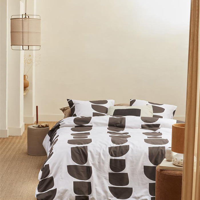 vtwonen Moons Dekbedovertrek 240 x 200/220 cm - Bruin