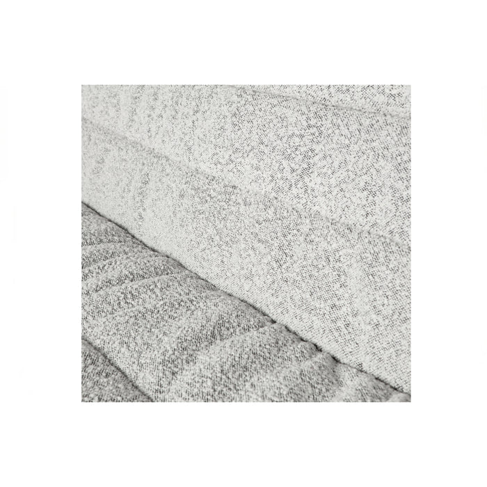 WOOOD Lucy Eetkamerbankje - Bouclé - Off White - 87x150x67