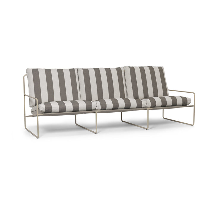 Ferm Living Desert 3-zitsbank - Cashmere - Chocolate / Off-White