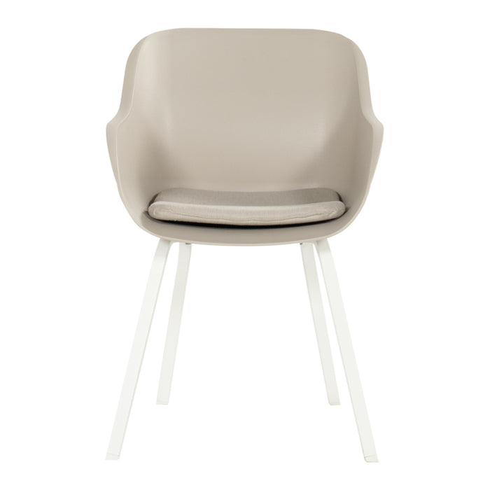Hartman Le Soleil Tuinstoel Set van 2 - Taupe/Wit