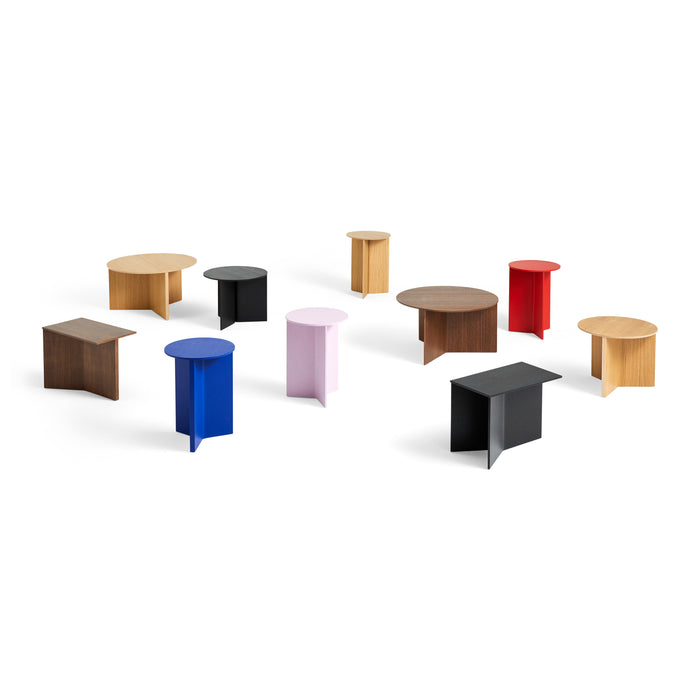 HAY Slit Table Wood Oblong Bijzettafel - Zwart