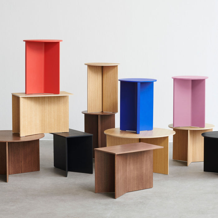 HAY Slit Table Wood Oblong Bijzettafel - Walnut