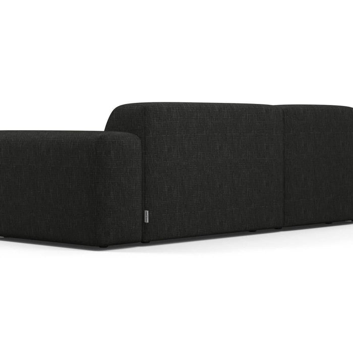 NADUVI Collection Nina Hoekbank Links - Linnen - Antraciet