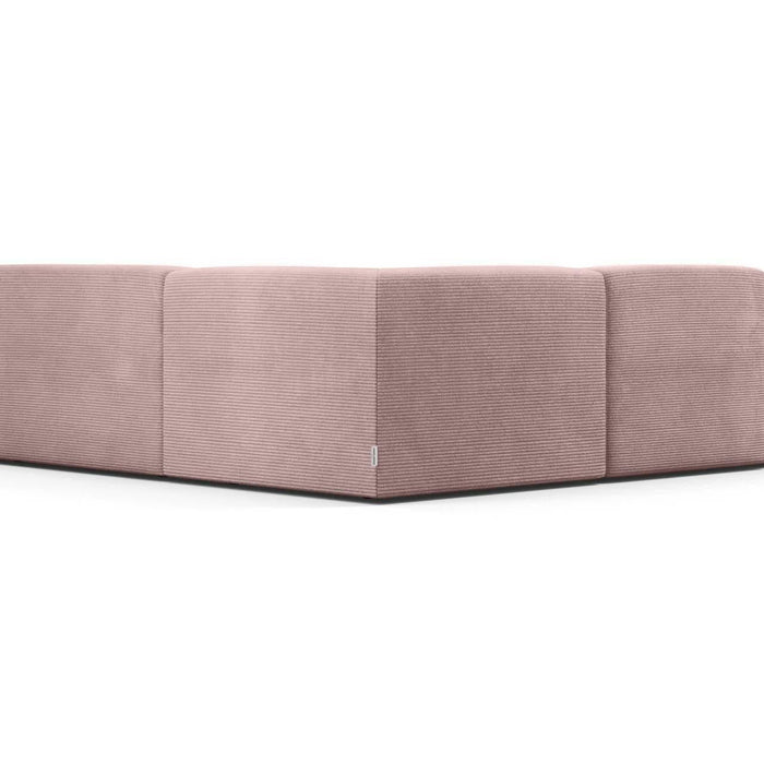 NADUVI Collection Nina Big Hoekbank Links - Ribstof - Lila