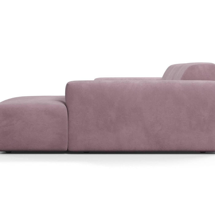 NADUVI Collection Nina Hoekbank Rechts - Velvet - Lila